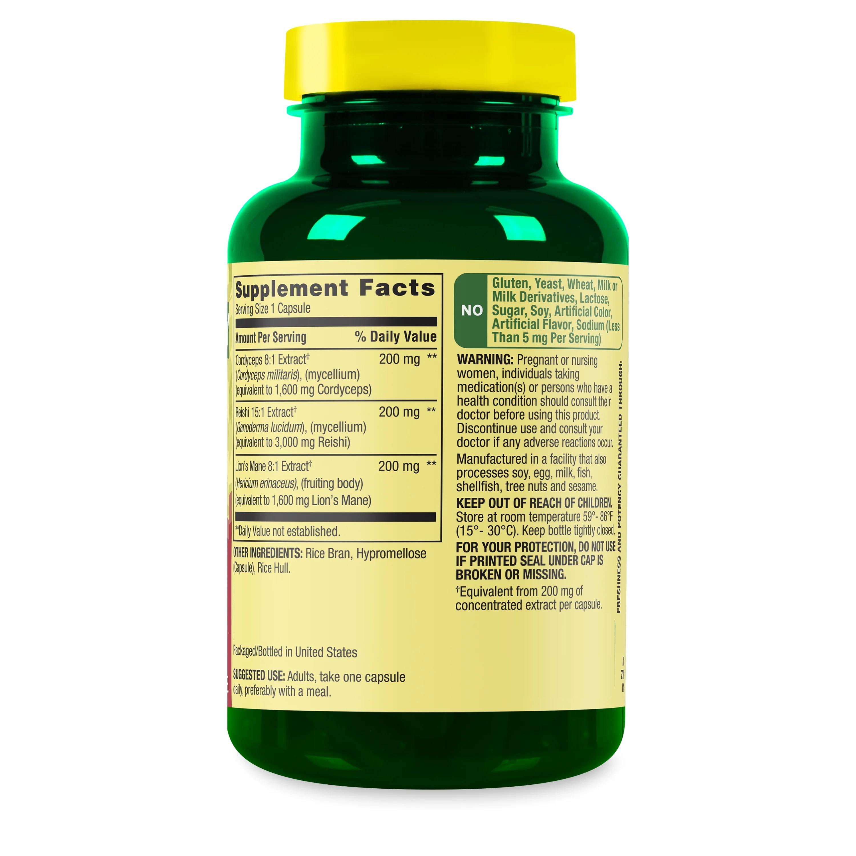 Mushroom Complex 6.200 mg, 30 Capsulas_2
